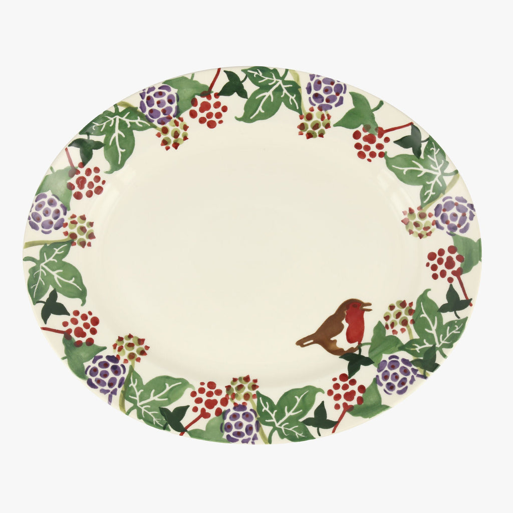 Christmas Ivy Medium Oval Platter