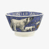 Winter Animals Small Old Bowl