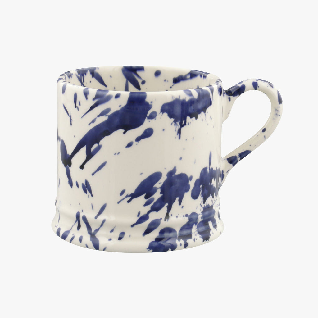 Blue Splatter Small Mug