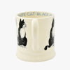 Black & White Cat 1/2 Pint Mug
