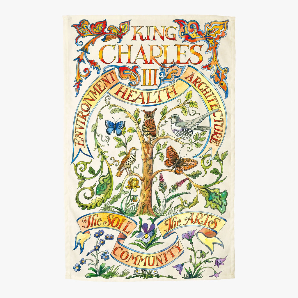 King Charles Tea Towel