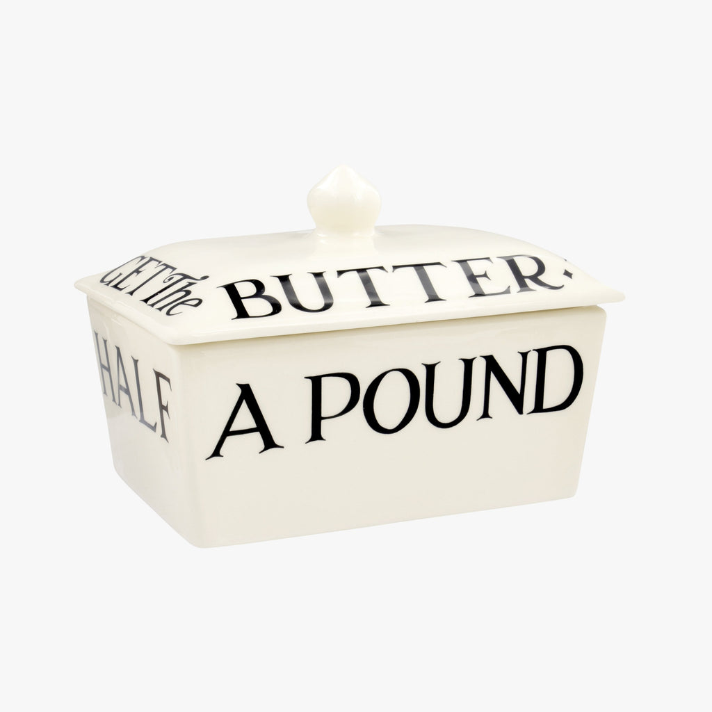 Seconds Black Toast Small Butter Dish