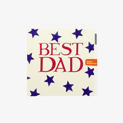 Best Dad Blue Star Card