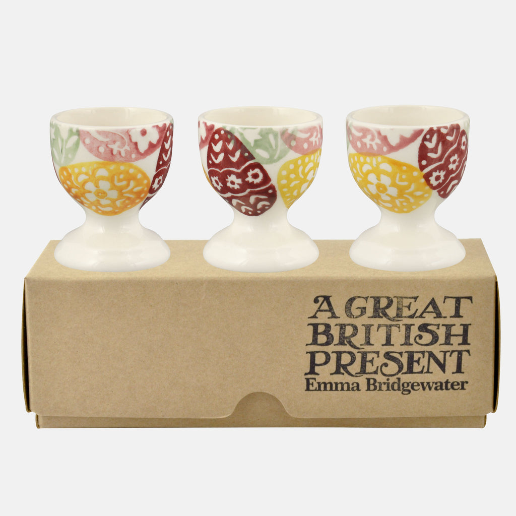 Easter Eggs Set Of 3 Egg Cups