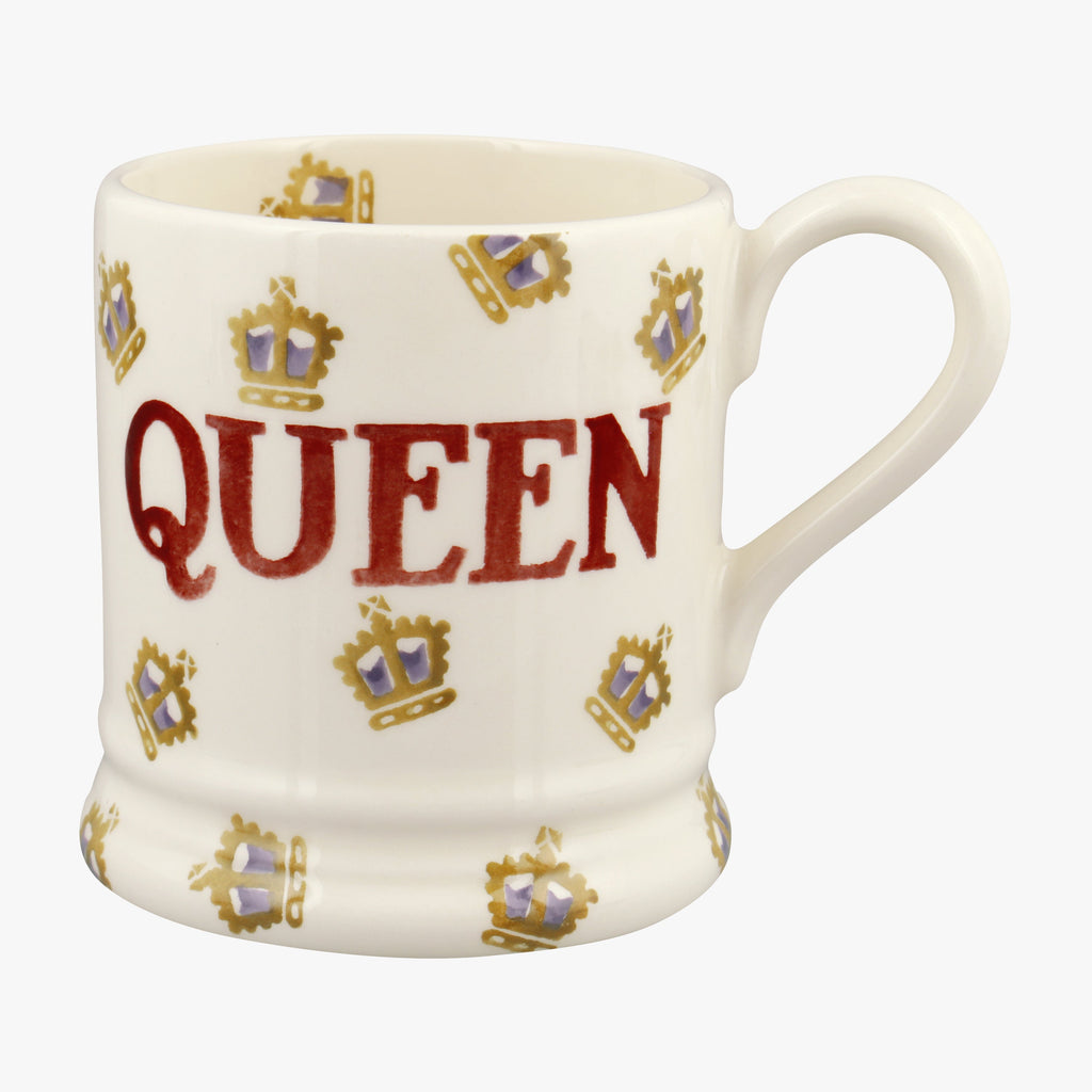 Crowns Coronation 1/2 Pint Mug - Queen