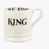 Black Toast King & Queen Set Of 2 1/2 Pint Mugs