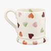 Pink & Coral Hearts 1/2 Pint Mug