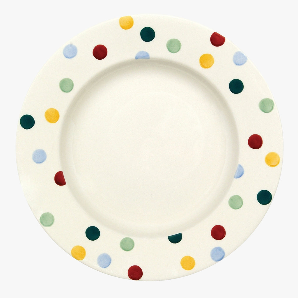 Seconds Polka Dot 10 1/2 Inch Plate