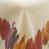 Tulips 160x250 Linen Blend Tablecloth