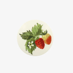 Strawberries Medium Jam Jar With Lid