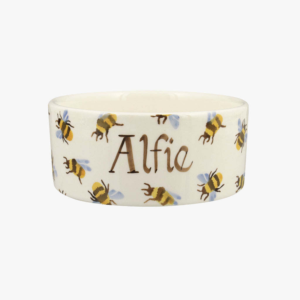 Personalised Bumblebee Small Pet Bowl