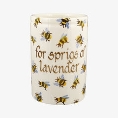 Personalised Bumblebee Medium Vase