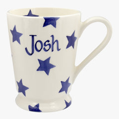 Personalised Blue Star Cocoa Mug