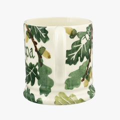 Personalised Oak 1/2 Pint Mug