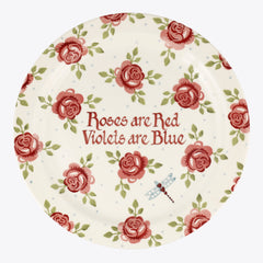 Personalised Pink Roses Serving Plate