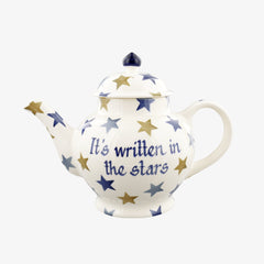 Personalised Stormy Stars 4 Mug Teapot