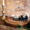 Black Toast Glass Cheese Dome