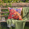 Dahlia Cotton & Velvet Cushion 50x50cm