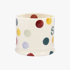 Personalised Polka Dot Small Mug